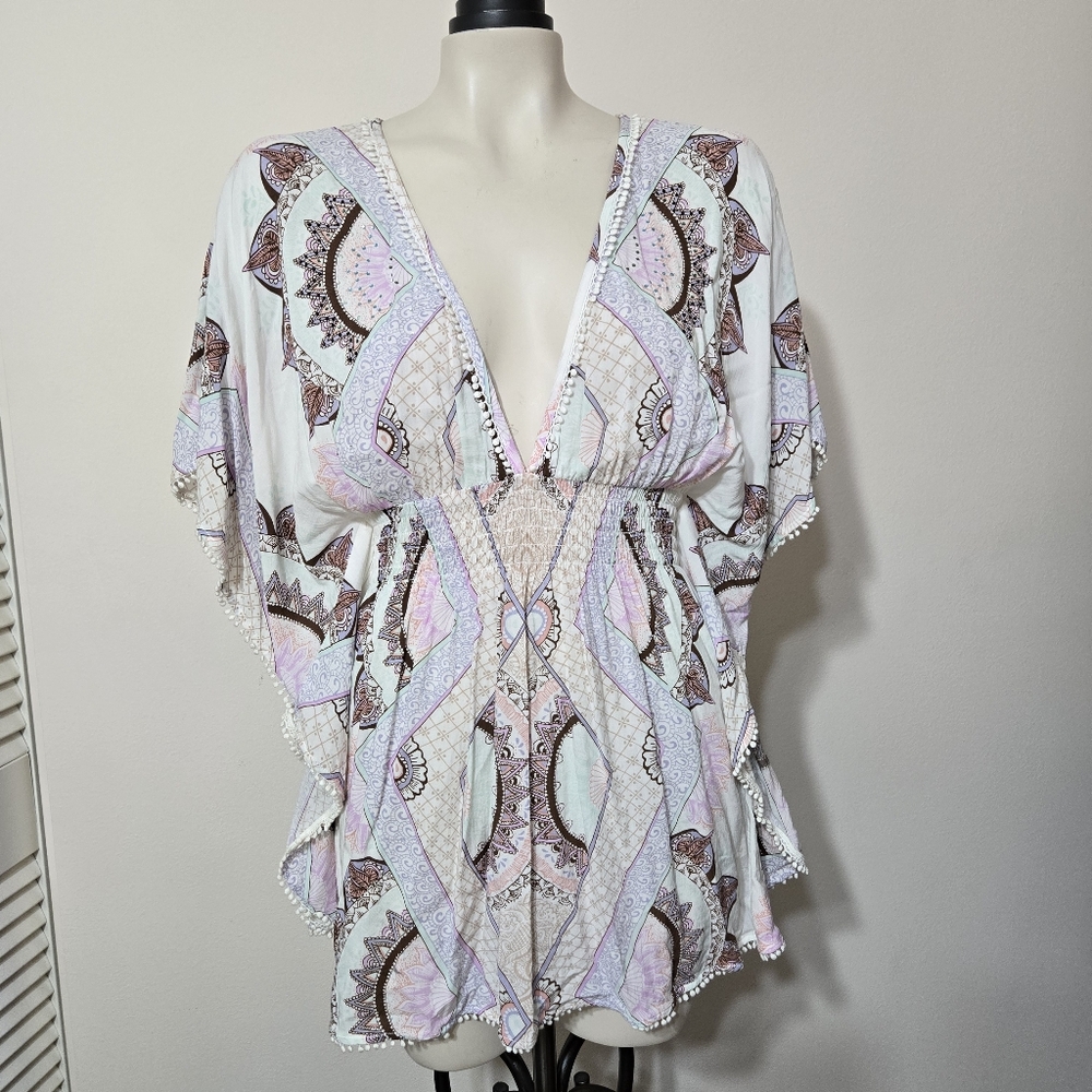 Victoria's Secret boho caftan cover-up